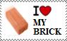 brick lover stamp