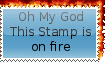 stamp on fire gif